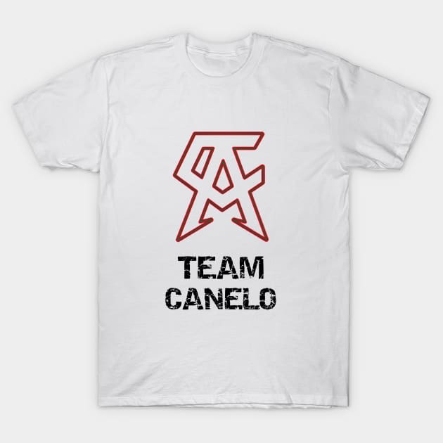 team canelo logo T-Shirt by Space wolrd